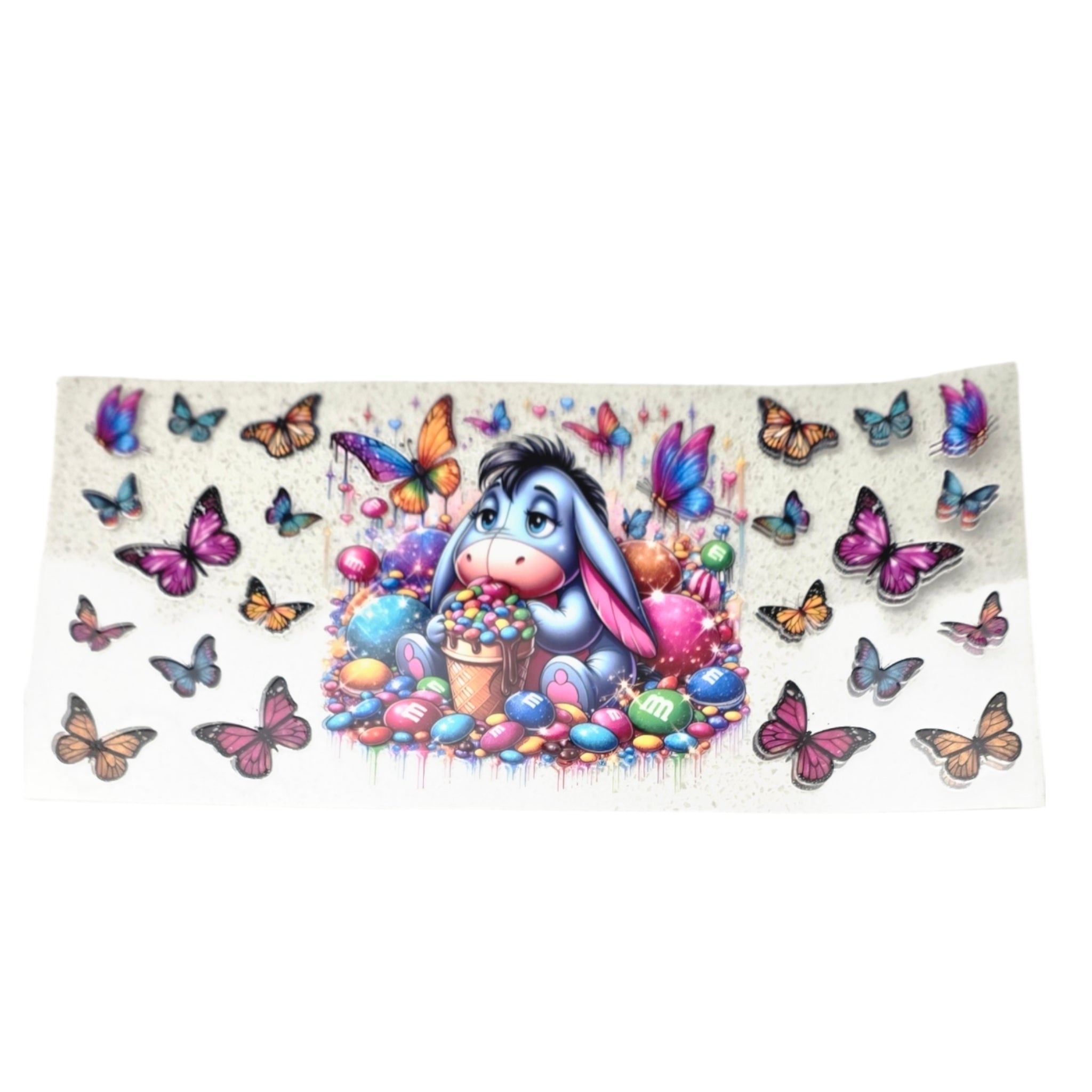 Baby Donkey w/Butterflies