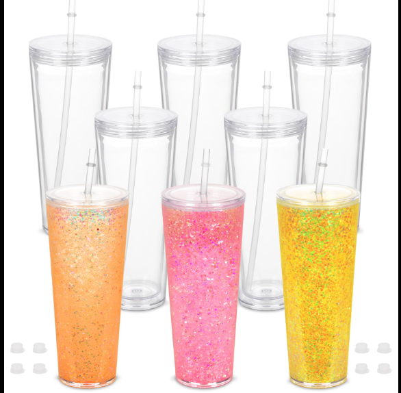 24 oz  Custom  snow globe Tumbler