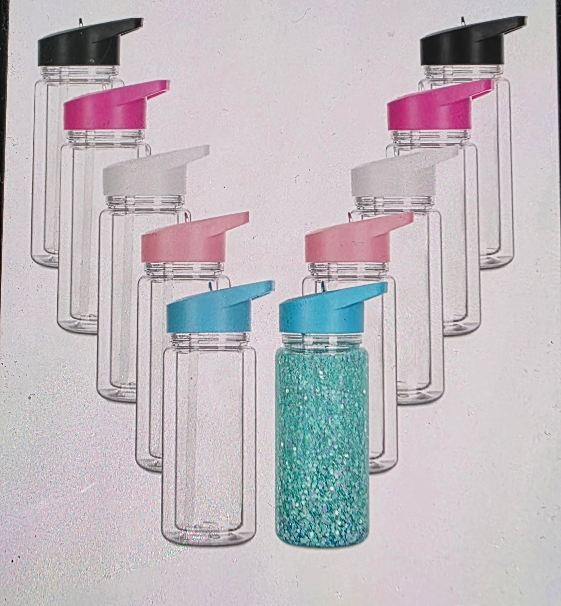 10oz Plastic Snow Globe Tumbler for Kids. Leak proof doubled wall.